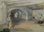sir william russell flint Festal Preparations Manosque signed limited edition print
