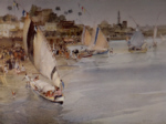 sir william russell flint holiday after Ramadan signed limited edition print