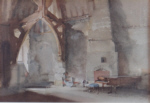  russell flint, Interior at Chichester, limited edition print