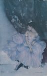 sir william russell flint, Mauve Frock, limited edition print