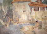 sir william russell flint mill pool st. jean de cole limited edition print