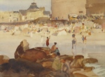russell flint the crowded beach