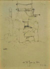 russell flint, The Well at St. Jean de Cole, original drawing