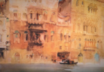 russell flint, palazzo on the Grand Canal, print