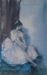 sir william russell flint, pink frock, limited edition print