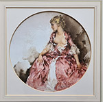 russell flint, Ray as Madame Pompadour, print