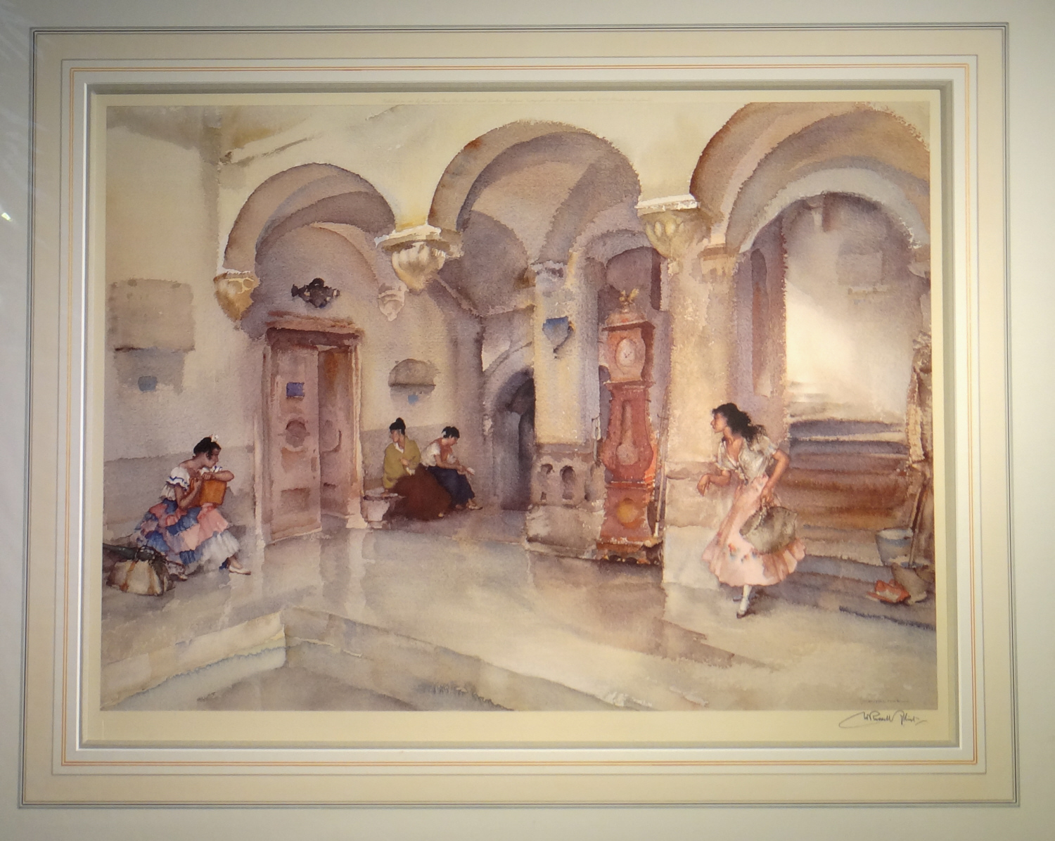 russell flint, la marie Manosque, signed limited edition print