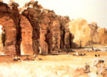 sir william russell flint  The Ancient Aquaduct print