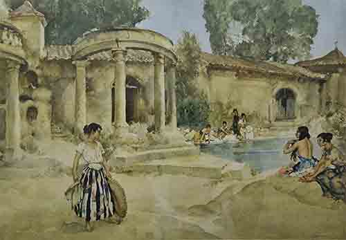 sir william russell flint an awkward encounter signed limited edition print