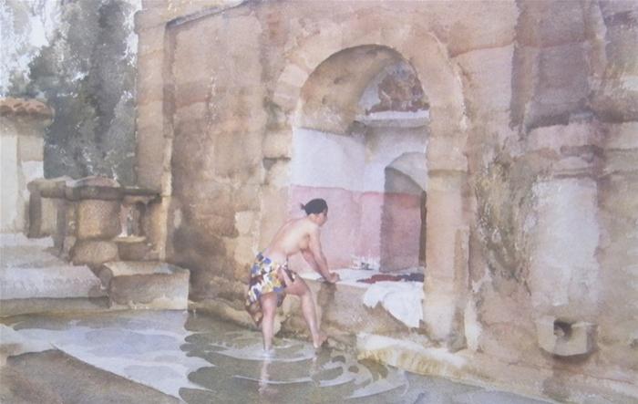 sir william russell flint The bath of Susannah