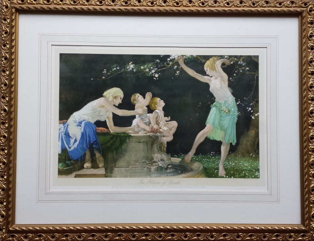 sir william russell flint Bloom of Youth print