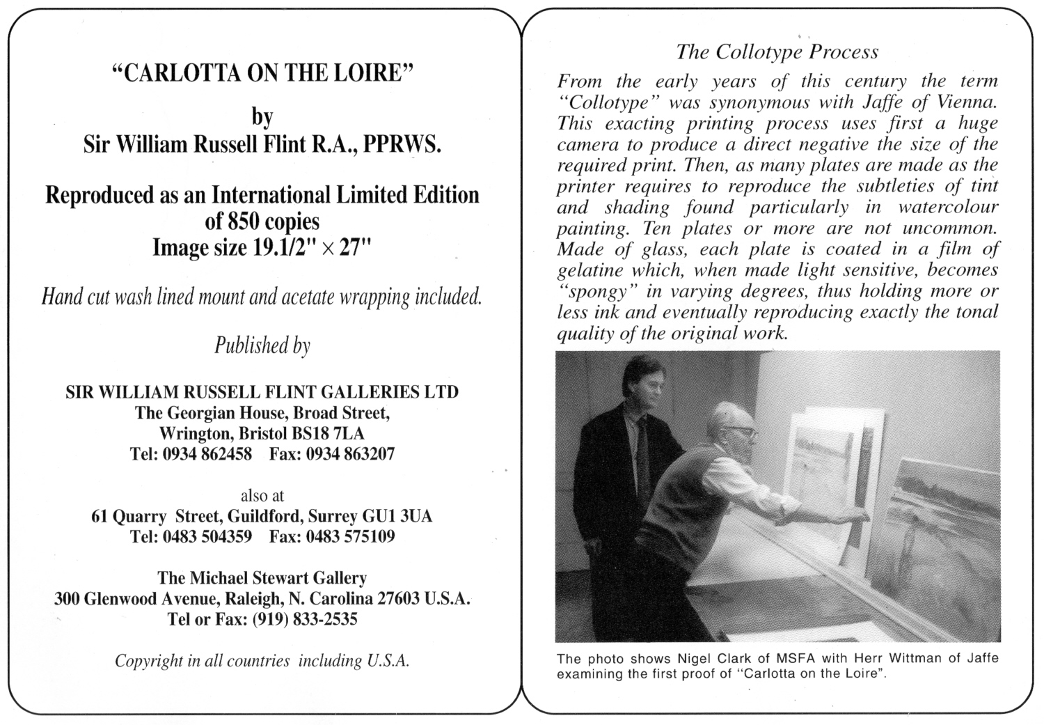 russell flint carlotta on the Loire print, collotype russell flint carlotta on the Loire print, collotype