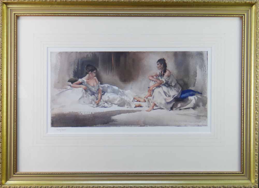 russell flint, confidential exchanges, print russell flint, confidential exchanges, print
