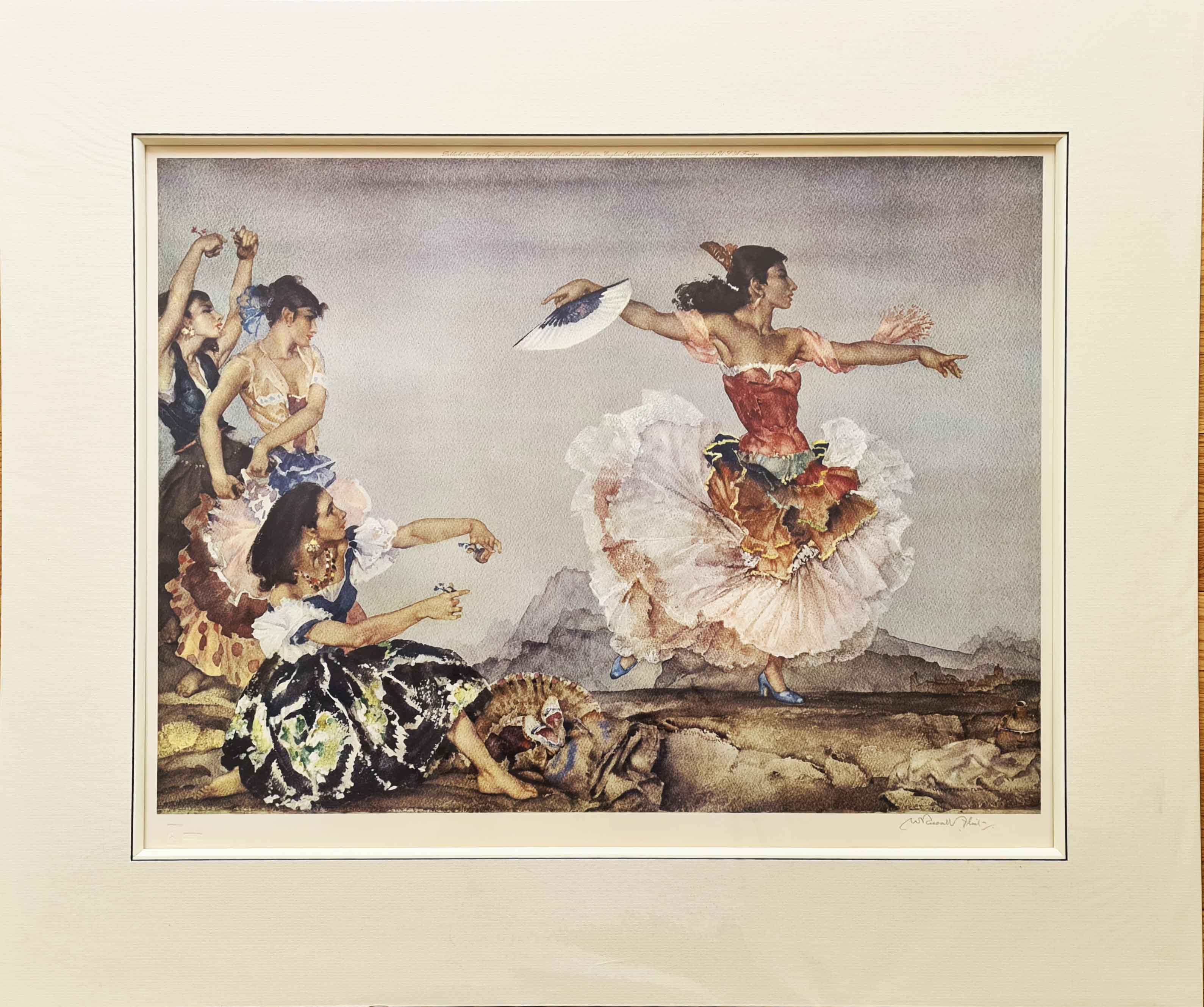 danza montana, signed print