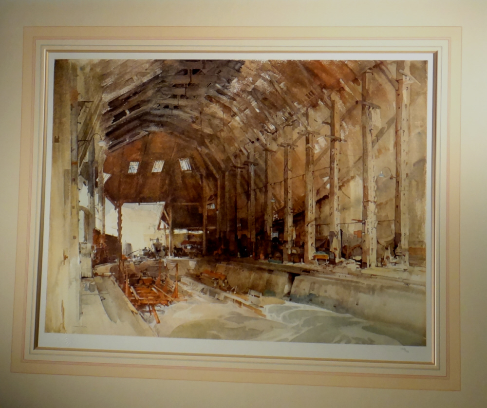 sir william russell flint. devonport dockyard sir william russell flint, devonport dockyard