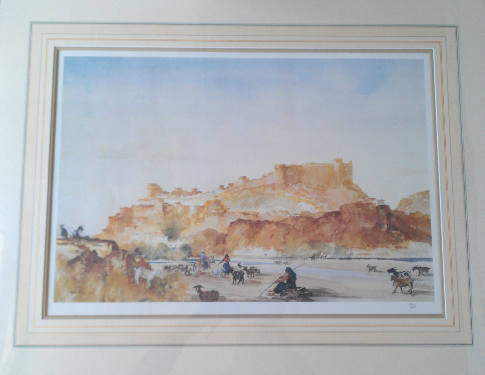 sir william russell flint The Dos Cabreras limited edition print