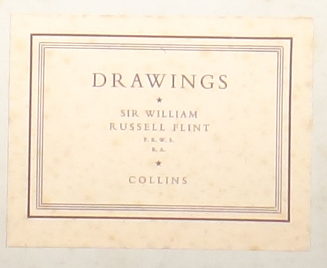 drawings book title, sir william russell flint