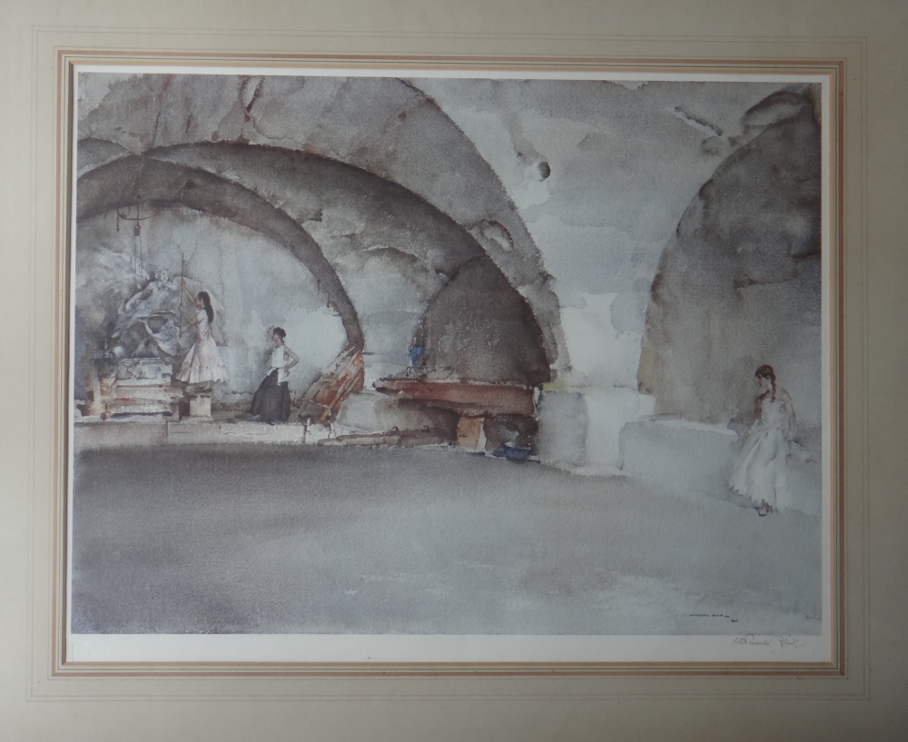 sir william russell flint dubious bernini signed limited edition print