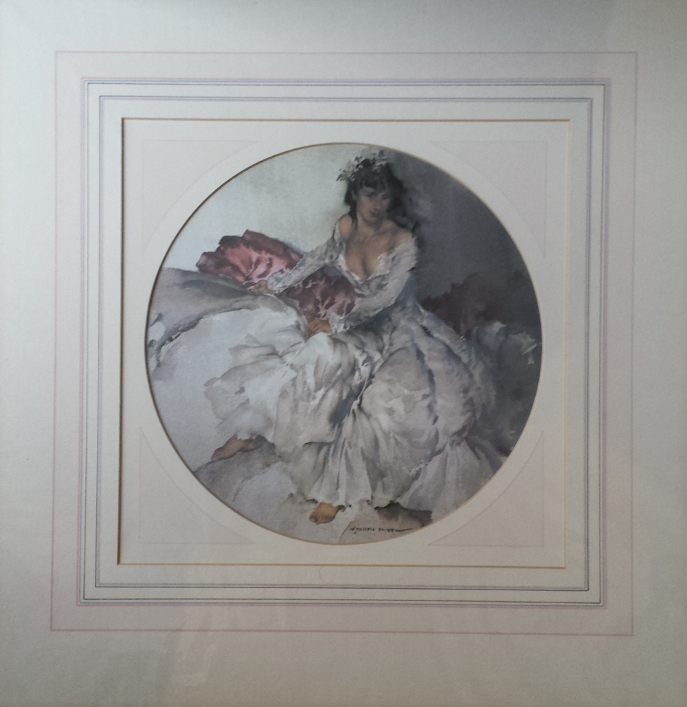 russell flint, Fiametta, limited, print