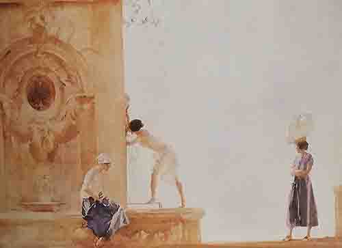 russell flint, The Fountain