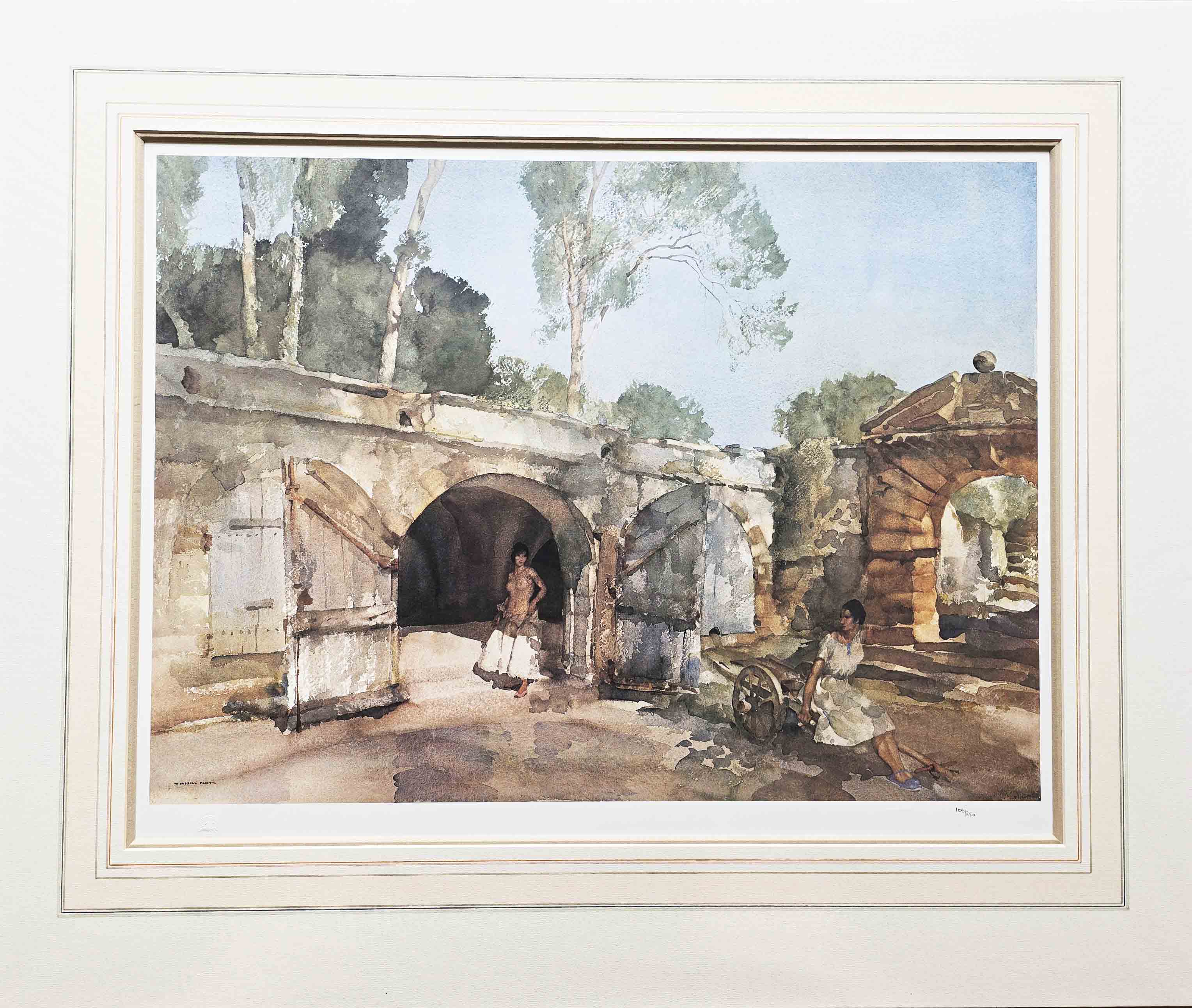 russell flint, Giselle and Julietta, limited edition print