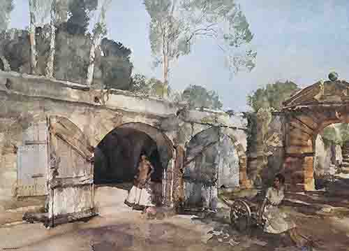 russell flint, Giselle and Julietta, russell flint, Giselle and Julietta, limited edition print