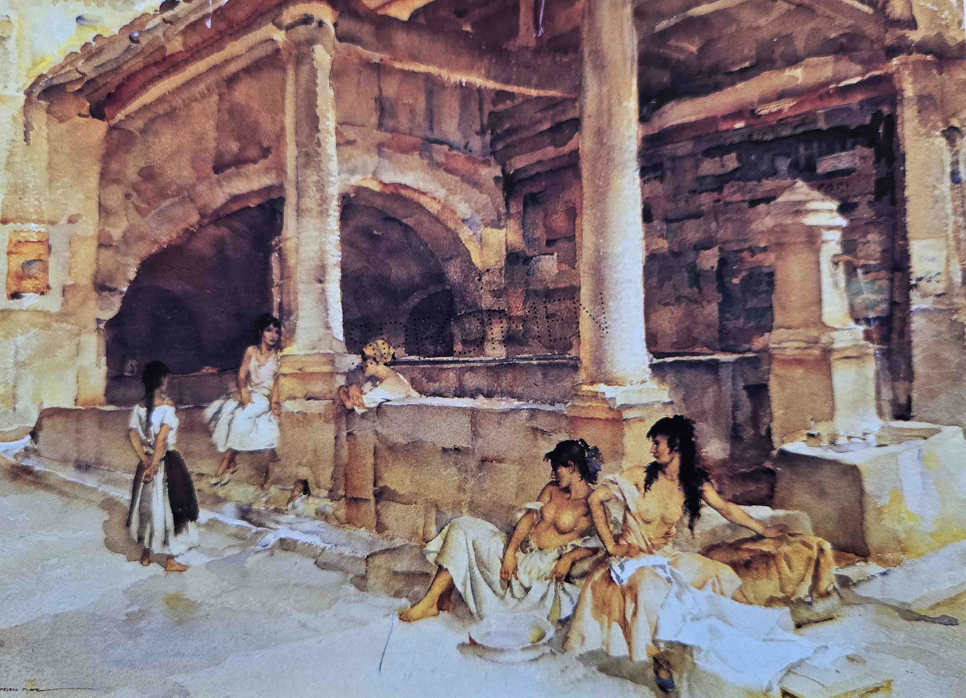 limited edition print, Gossip St. Jeanne, sir william russell flint