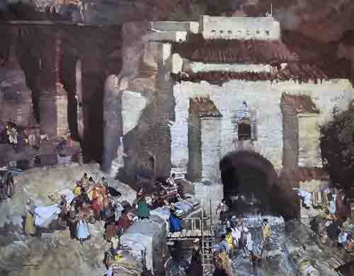 russell flint, Gypsy Festival St. Eulalia russell flint, Gypsy Festival St. Eulalia, limited edition print