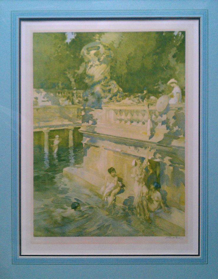 hedonists russell flint print hedonists russell flint print