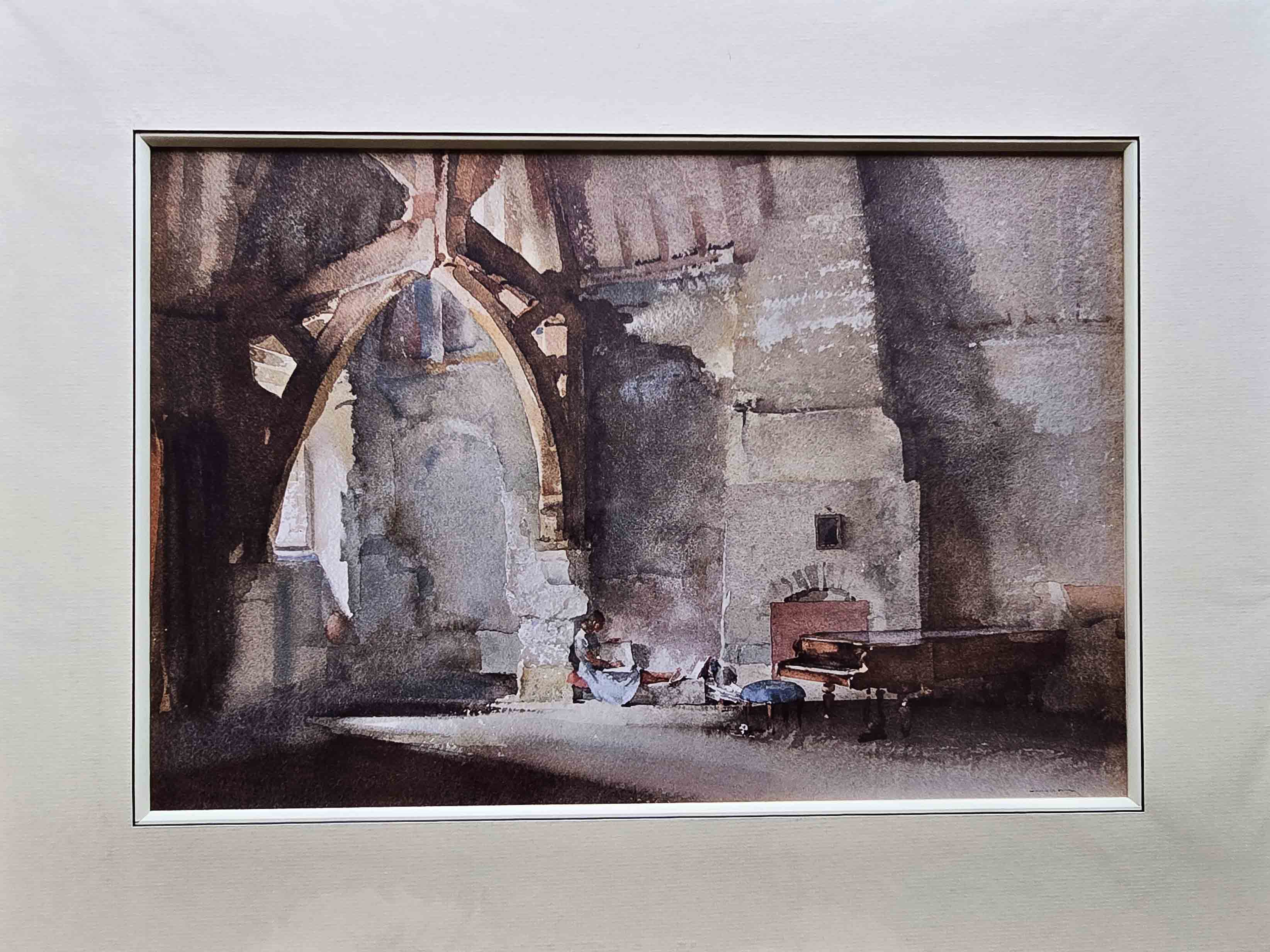 sir william russell flint, Interior at Chichester