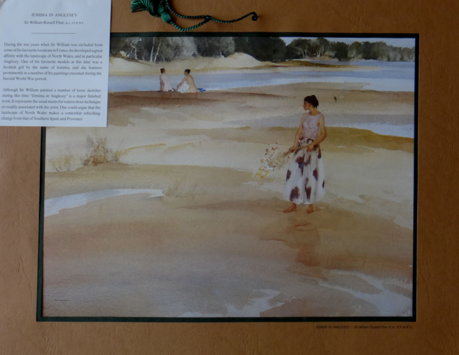 sir william russell flint Jemima in Anglesey