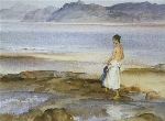 sir william russell flint Jemima in Anglesey calendar print