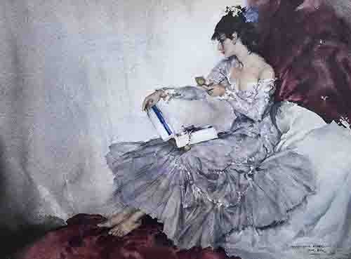russell flint, jewel box, print russell flint jewel box