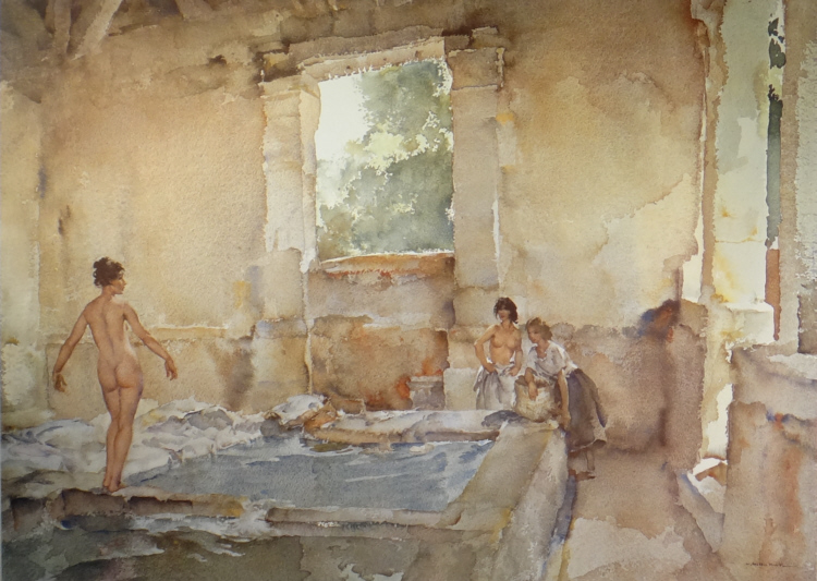 russell flint Lavoir La Bastide