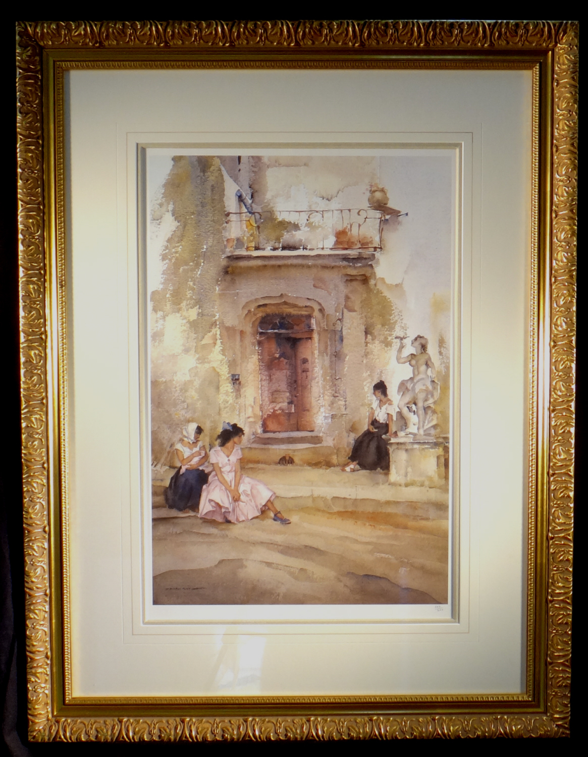 signed limited edition print, ancient doorway, Cordes, sir william russell flint