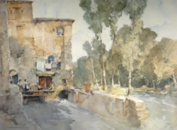 sir william russell flint Mill Barbaste limited edition print