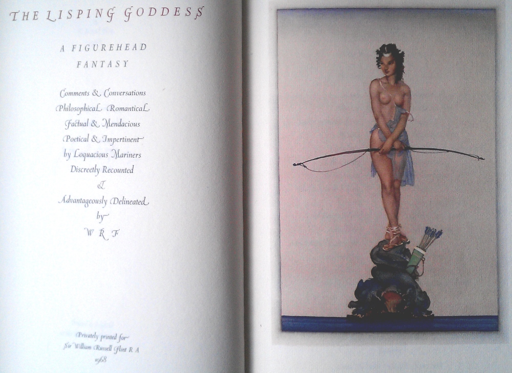 sir william russell flint lisping goddess book