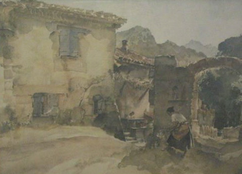 sir william russell flint Little terrace Vannavez