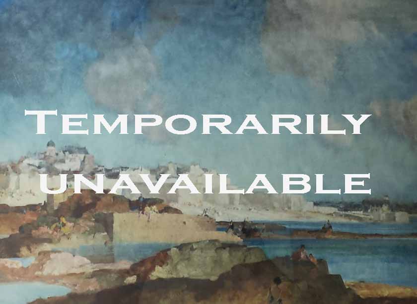 russell flint Low Tide St. Malo russell flint Low Tide St. Malo
