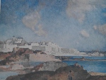 sir william russell flint Low Tide St. Malo signed limited edition print