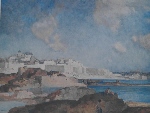 russell flint Low Tide St. Malo