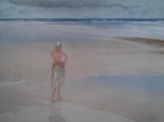 sir william russell flint, lydia on the sands, limited edition print russell flint, lydia on the sands