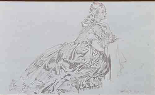 russell flint, Madame du Barry russell flint, Madame du Barry