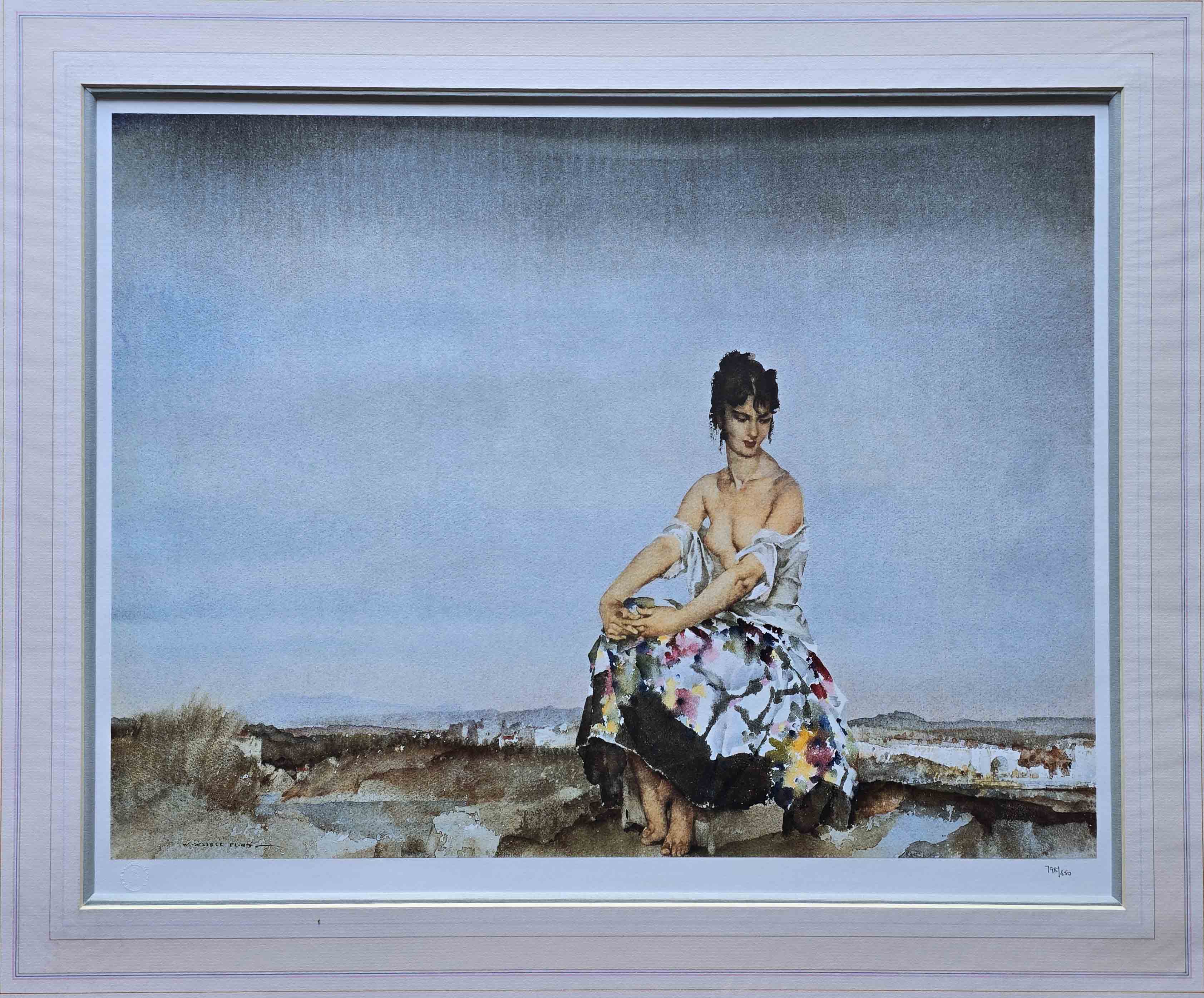 russell flint  madamoiselle sophie print