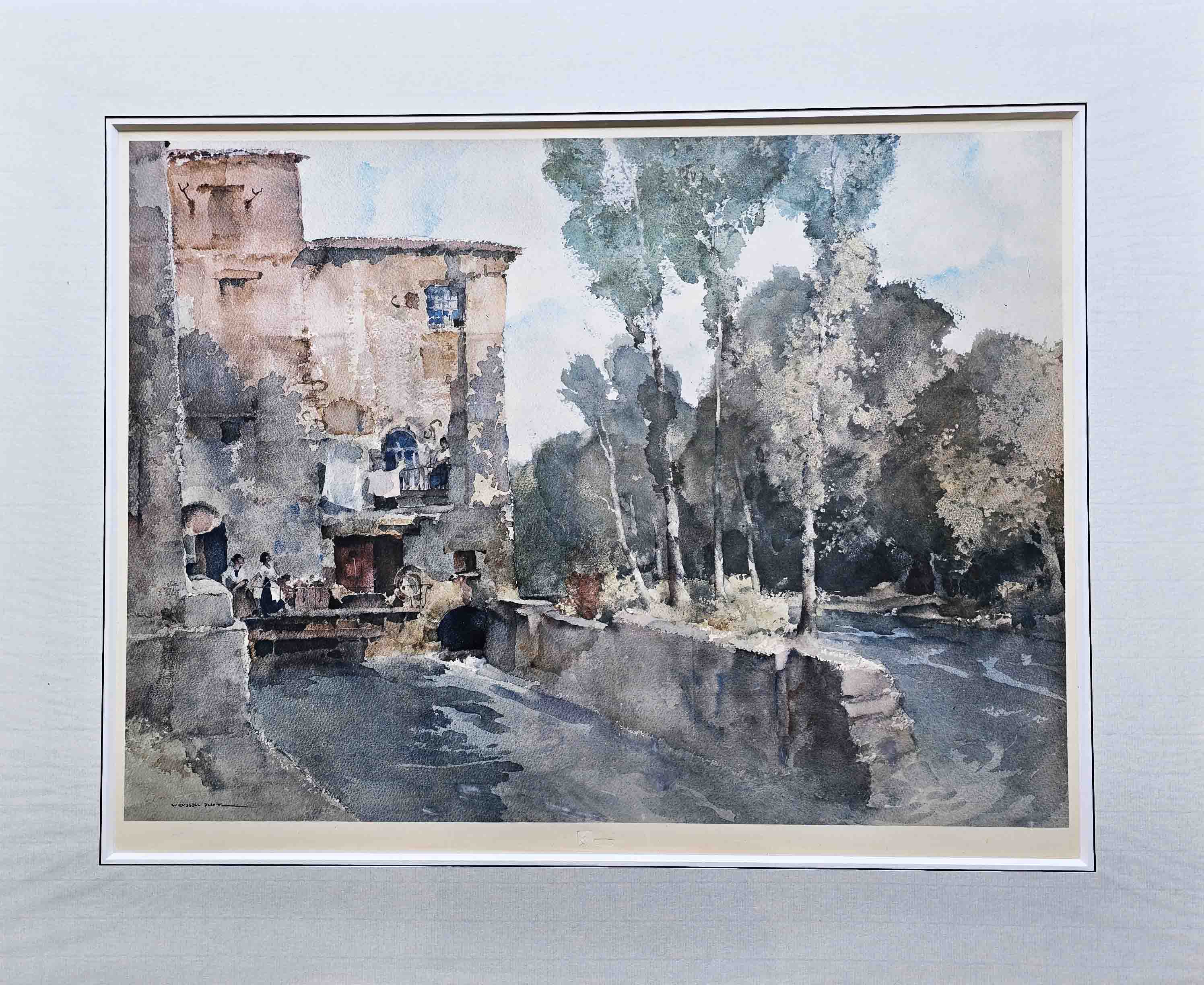 mill Barbaste, limited edition print