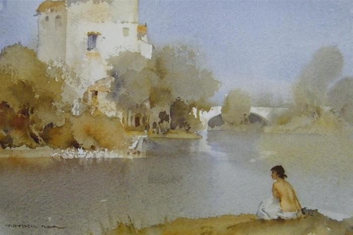 sir william russell flint mill at st martin d'ardeche