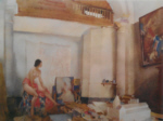 Signed Limited Edition Print, russell flint model for vanity