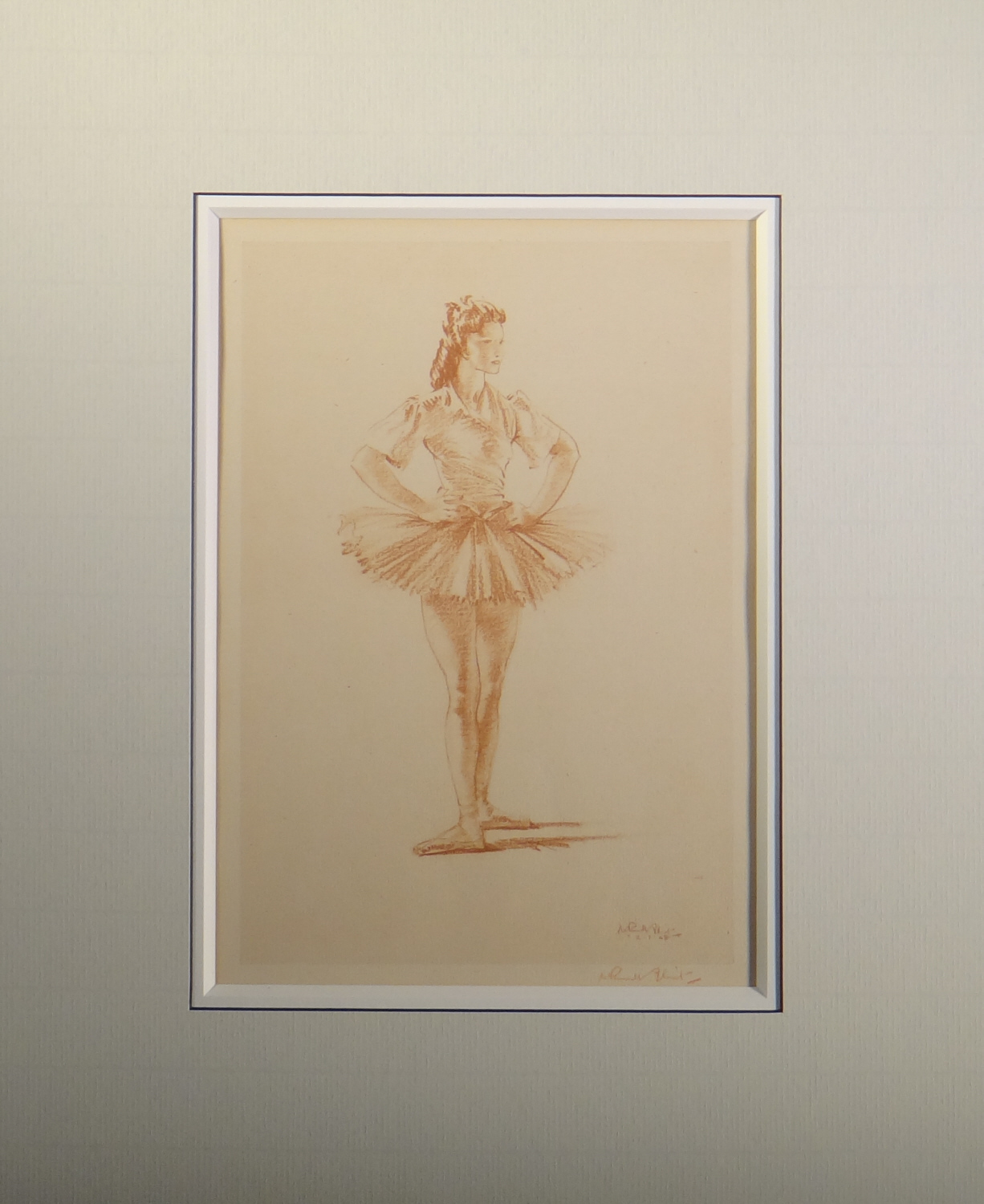 signed  print, moira shearer, sir william russell flint