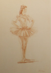 russell flint, Moira Shearer, signed print