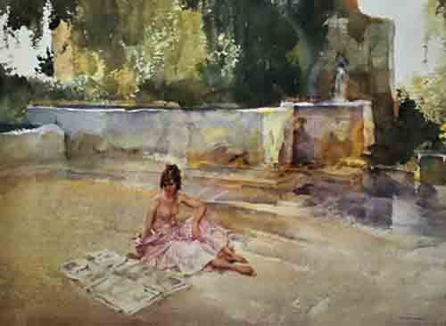 russell flint newspaper, print russell flint newspaper